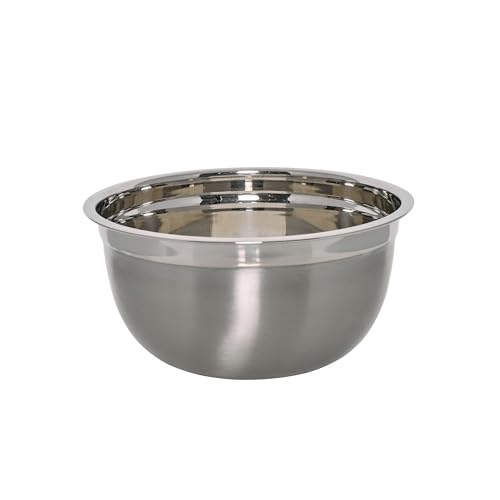 Chicago Metallic Stainless Steel Bowls, Versatile Nesting Mixing Bowls for Every Kitchen Task, Set of 3