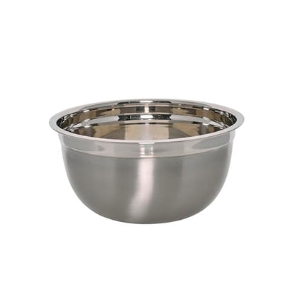 Chicago Metallic Stainless Steel Bowls, Versatile Nesting Mixing Bowls for Every Kitchen Task, Set of 3