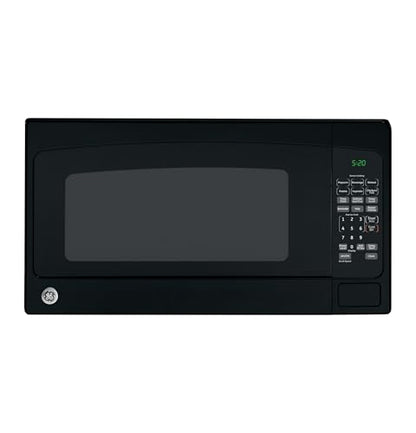 GE Countertop Microwave Oven, 1,200-watt Capacity, 2.0 Cubic Ft., 8 Auto Setting Cooking Settings, Child-Lock Technology, Kitchen Essentials for the Countertop, Dorm Room or Apartment, Black