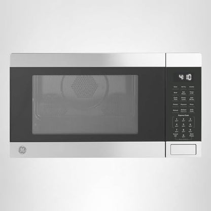 GE 4-in-1 Countertop Microwave Oven, 1.0 Cu Ft, 1050W Convection Microwave with Air Fry & Broil, Compact and Quiet, Stainless Steel, Ideal for Apartments, Dorms & Offices, GCST10A1WSS