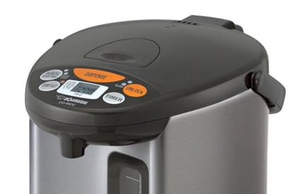 Zojirushi Micom Water Boiler and Warmer (135 oz. / 4L, Silver)
