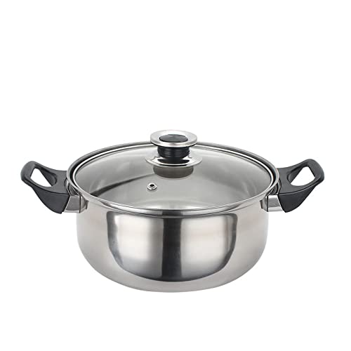 Simpli-Magic 12 Piece Stainless Steel Cookware Set, Silver
