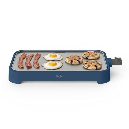 Martha Stewart 12"x 22" XL Electric Griddle, Ceramic Nonstick Flat Top