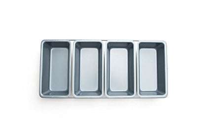 Fox Run Loaf Pan, Linked Non-Stick Mini Bread Pans, Set of 4