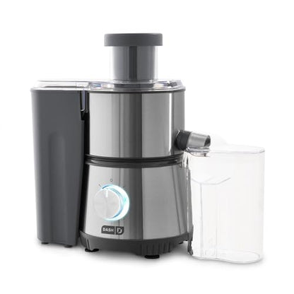 Dash Centrifugal Juicer Machine, 350W 2-Speed Electric Juice Extractor for Fruits and Vegetables, Easy to Clean Compact Juicing Machine with 2-Inch Feed Chute, BPA Free - Cool Gray