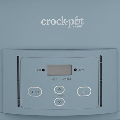 Crock-Pot® Design Series 7-Quart Programmable Slow Cooker, Morning Haze Blue