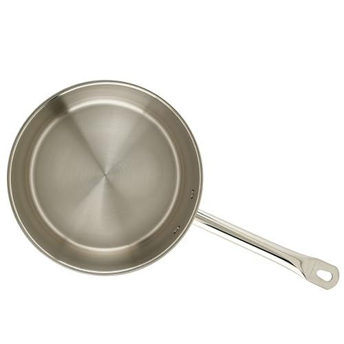 Winco Heavy-Duty Stainless Steel Sauce Pan with Cover, 6 Quart