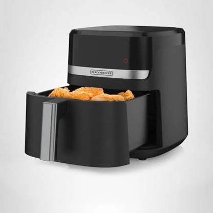 BLACK+DECKER Purifry 4QT Air Fryer, Crispy Deep Fried Taste without the Fat, Plus Bake, Dehydrate, and Keep Food Warm, Digital Touchscreen and Auto Shut-Off