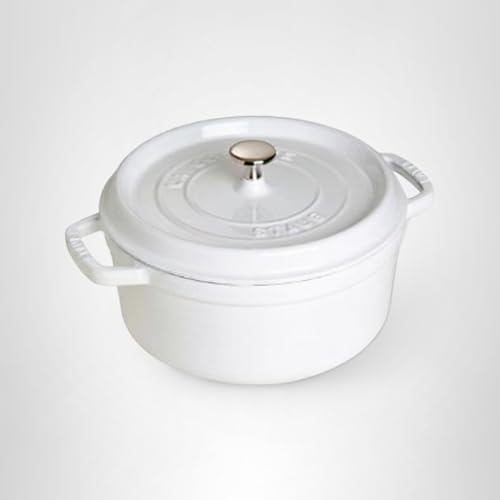 4-Qt. Round Dutch Oven Color: White