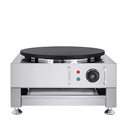 Electric Crepe Maker 16 Inch Large Pancake Machine Crepes Griddle With Wooden Spreader And Spatula