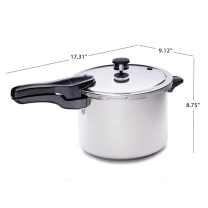 Presto 01362 6-Quart Stainless Steel Pressure Cooker