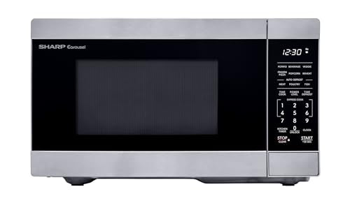 Sharp SMC0761KS 0.7 cu. ft. 700W Stainless Steel Countertop Microwave Oven