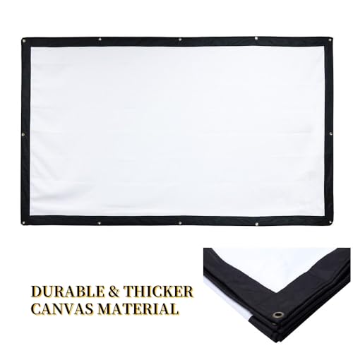 300 Inch Projector Screen Portable Outdoor Movie Screen, YF2009SZ Big Size Folding HD Projection Screen 16:9 for Home Theater/Office/Camping/Party