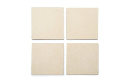 Outset Pizza Grill Stone Tiles For Oven and Grill, Set of 4 Baking Stones for Pizza, Bread & More