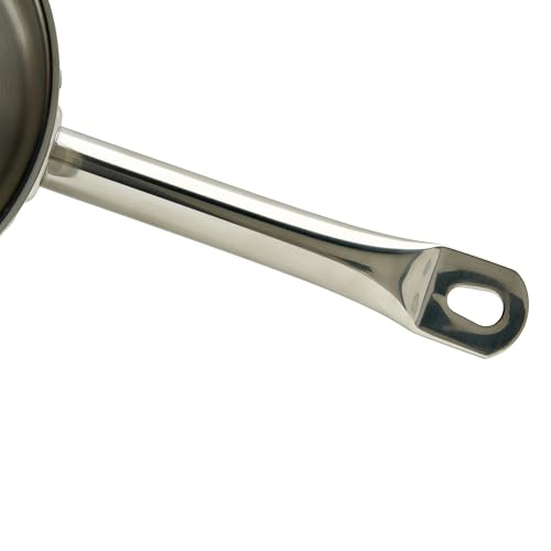 Winco Heavy-Duty Stainless Steel Sauce Pan with Lid, 2 Quart
