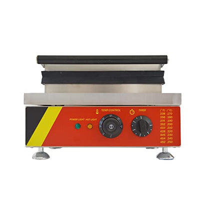 INTBUYING 15Pcs Mini Dount Maker Machine Commercial Electric Waffle Donut Machine 0℃-300℃ 1750W Double-Sided Heating Non-Stick Doughnut Baking Machine 1.85" Snack Maker 110V(1.85" 15 Dounts)