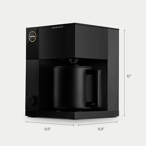 Fellow Aiden Precision Coffee Maker – Automatic Drip Coffee Maker, Single Serve to 10-Cup Capacity, Precise Temperature Control, Thermal Carafe, Cold Brew Preset, Scheduling, Companion App