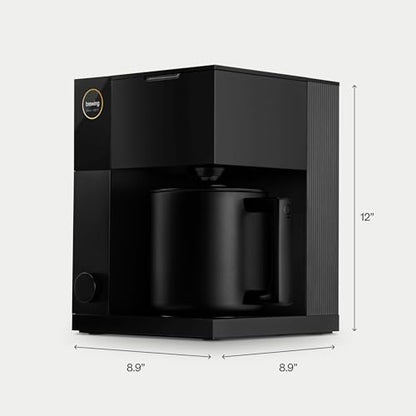 Fellow Aiden Precision Coffee Maker – Automatic Drip Coffee Maker, Single Serve to 10-Cup Capacity, Precise Temperature Control, Thermal Carafe, Cold Brew Preset, Scheduling, Companion App
