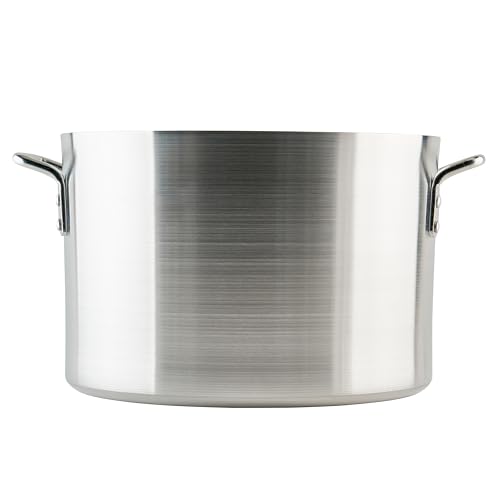 Winco Heavy-Duty Aluminum Sauce Pot, 4mm, 20 Quart