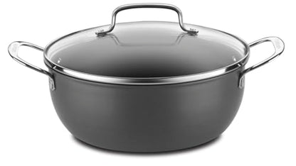 Cuisinart 650-26CP Chef's Classic 5-Quart Chili Pot with Cover Nonstick-Hard-Anodized, Black