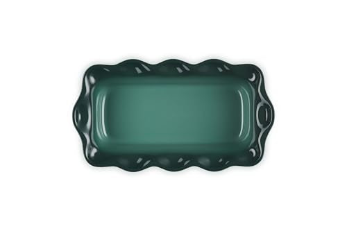 Le Creuset Stoneware Heritage Fluted Loaf Pan, 9", Artichaut