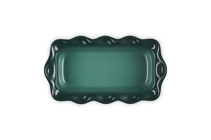 Le Creuset Stoneware Heritage Fluted Loaf Pan, 9", Artichaut