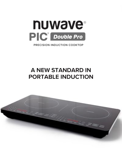 Nuwave PIC Double Portable Induction Cooktop, 900W/1500W/1800W Options