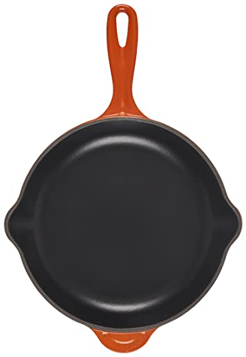 Le Creuset Enameled Cast Iron Classic Skillet, 9", Flame