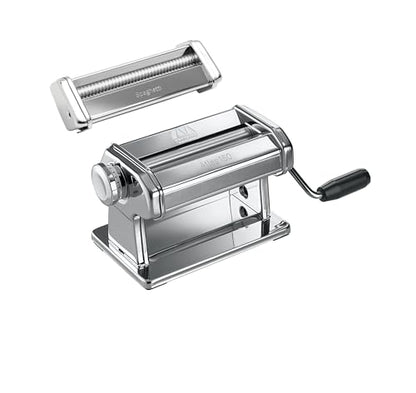 MARCATO Atlas 150 Manual Pasta Maker Machine – SPAGHETTI & LASAGNA. Made in Italy.