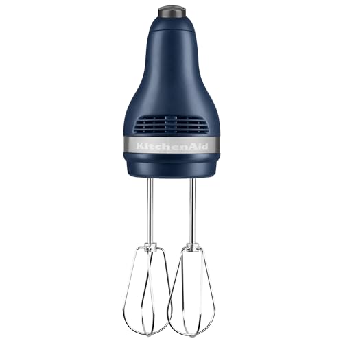 KitchenAid 5 Ultra Power Speed Hand Mixer, KHM512, Ink Blue