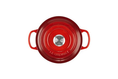 Le Creuset Enameled Cast Iron Signature Round Dutch Oven, 2 qt., Cerise