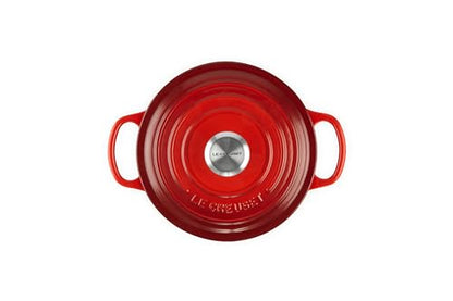 Le Creuset Enameled Cast Iron Signature Round Dutch Oven, 2 qt., Cerise