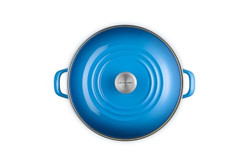 Le Creuset Enamel on Steel Traditional Stockpot, 16 qt., Marseille with Stainless Steel Knob