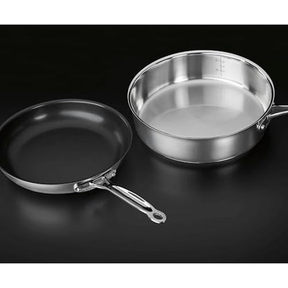 Cuisinart Chef's Classic Stainless Cookware 13-Piece Set, 77-13