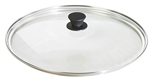 Lodge Round Tempered Glass Lid - Versatile Glass Lid for 15 Inch Skillets, Pans, and Dutch Ovens - Dishwasher Safe and Oven Safe up to 400° - 15 Inch