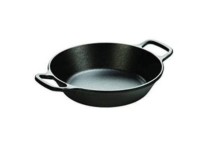 Lodge Seasoned Cast Iron Dual Handle Pan 8 Inch - Cast Iron Frying Pan - Even Heat Distribution - Oven & Stovetop Safe - PFAS-Free, Non-Toxic Cookware