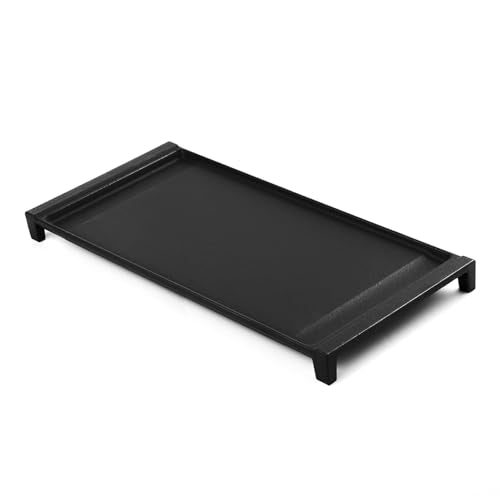 Upgraded WB31X24738 WB31X49806 Griddle Replacement Parts for GE Gas Stove Cast Iron Griddle Plate WB31X24998 General Electric Range StoveTop Cooktop Center Griddle Stove Burner Middle Flat Top Pan