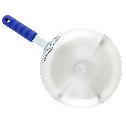 Winco Commercial-Grade Aluminium Fry Pan/Skillet, Natural Finish with Cool Touch Handle, 8"