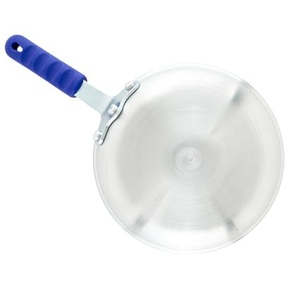 Winco Commercial-Grade Aluminium Fry Pan/Skillet, Natural Finish with Cool Touch Handle, 8"