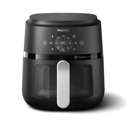 Philips Air Fryer 2000 Series - 13-in-1 functions, 6.6 Quarts, Compact Design with Cooking Window, Black, (NA231/00)