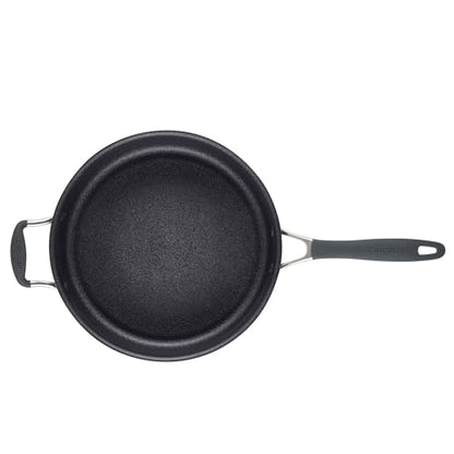 Circulon A1 Series with ScratchDefense Nonstick Induction Cookware, Large Saute Pan with Lid, Nonstick Pan, 5-Quart, Graphite