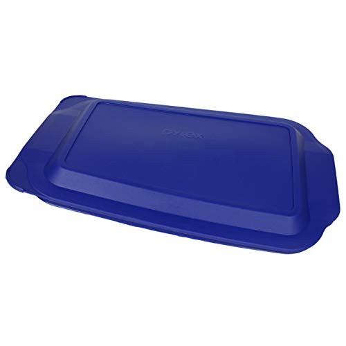 Pyrex 233 3qt Glass Baking Dish & 233-PC Blue Lagoon Lid - Made in USA