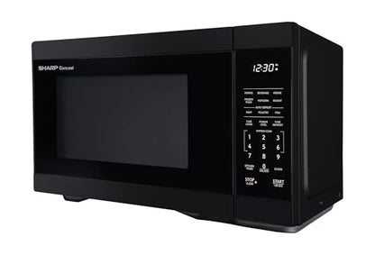 Sharp SMC1161KB 1.1 cu. ft. 1000W Black Countertop Microwave Oven