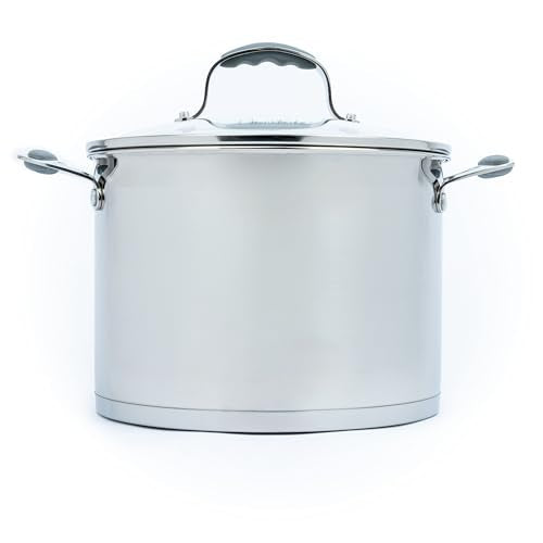 David Burke Stature 10 Quart Stock Pot with Lid
