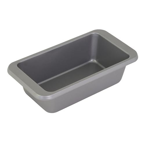 KitchenAid Nonstick Aluminized Steel Loaf Pan, Dishwasher Safe, 9 x 5 Inch, Contour Silver