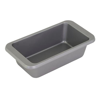 KitchenAid Nonstick Aluminized Steel Loaf Pan, Dishwasher Safe, 9 x 5 Inch, Contour Silver
