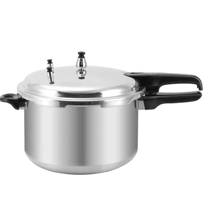 BreeRainz 12 Quart Aluminum Pressure Cooker with Steaming Rack