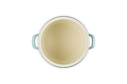 Le Creuset Enamel on Steel Traditional Stockpot, 8 qt., Sea Salt with Stainless Steel Knob