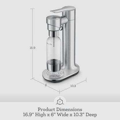 Breville InFizz Fusion Sparkling Drink Carbonator, Olive Tapenade