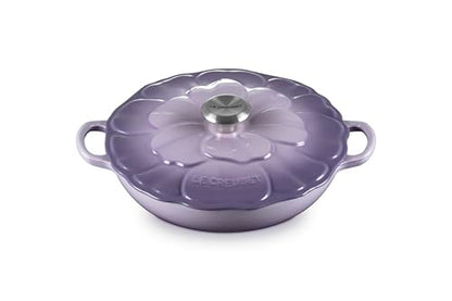 Le Creuset Enameled Cast Iron Signature Petal Braiser, 2.25 qt., Provence w/Stainless Steel Knob